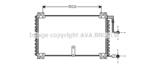 AVA QUALITY COOLING Kondensaator,kliimaseade RT5178